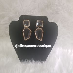 Crystal Clear Minimalist Earrings